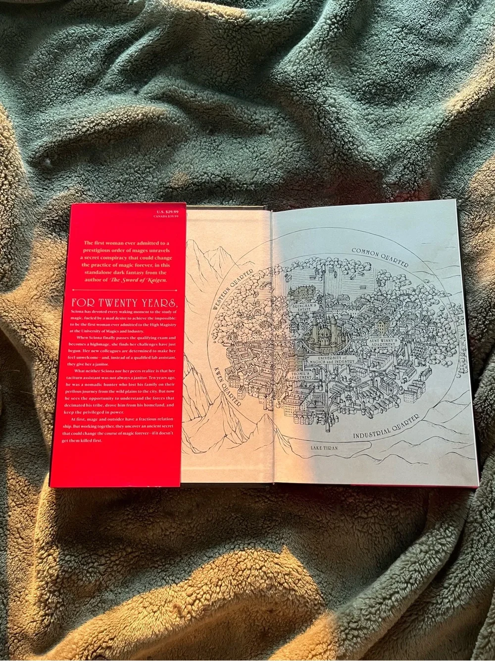 blood over bright haven by m. l. wang hardcover fantasy book